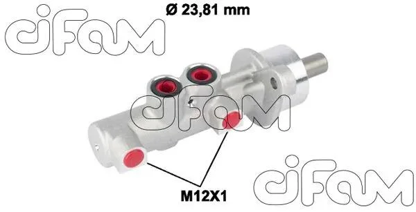 OPEL головний гальмівний циліндр з ABS+ESP Combo 04-,Corsa C 00-,Tigra 04- (сист.Bosch) CIFAM 202-788 (фото 1)