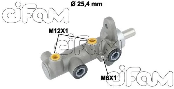 Головний гальмівний циліндр Tucson 04-/Sportage II 04-(D1=25,4mm)(Mando) CIFAM 202-818 (фото 1)