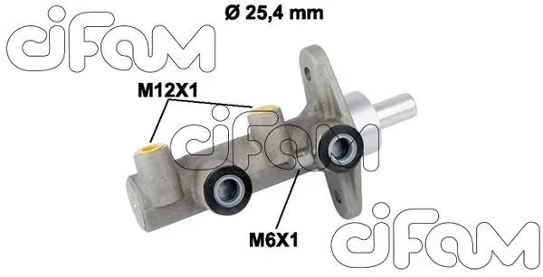 Головний гальмівний циліндр Tucson 09-/Sportage II 06-(D1=25,4mm)(Mando) CIFAM 202-819 (фото 1)