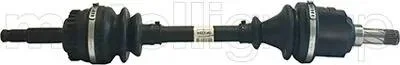 OPEL Полуось левая Combo 01-, Corsa C 00- (c ABS) CIFAM 655-765 (фото 1)