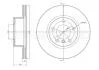 BMW Диск торм.передн. BMW 1(F20) 118I 120I 2010-, 3(F30) 316D-320I 2012- CIFAM 800-1367C (фото 1)