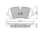 LANDROVER Колодки тормозные задн.Discovery V,Range Rover IV,Sport 12- CIFAM 822-1025-0 (фото 1)