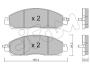 NISSAN Колодки торм. пер. LEAF (ZE1) Electric 17-, Navara 2,3dCi 15- CIFAM 822-1081-1 (фото 1)