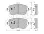 DB Гальм. колодки передн. A-CLASS (W177) A 160 d (177.002) 19-, CLA (C118) CLA 180 (118.384) 19- CIFAM 822-1193-0 (фото 1)
