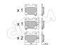 TOYOTA Комплект гальмівних колодок задні YARIS (_P21_, _PA1_, _PH1_) 1.6 GR 4WD (GXPA16) 20- CIFAM 822-1289-0 (фото 1)