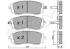 Тормозные колодки пер. Subaru Impreza 02-/Forester 02- (akebono) CIFAM 822-500-0 (фото 1)