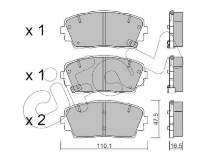 KIA гальмівні колодки передн.Picanto 11- CIFAM 822-941-0