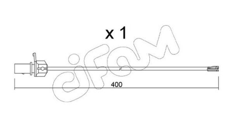 VW датчик гальм. Taureg 18- CIFAM SU.347