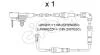 LAND ROVER датчик гальм. колод. DISCOVERY 14- CIFAM SU.353 (фото 1)