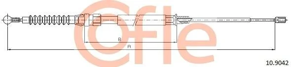 Трос ручника COFLE 10.9042 (фото 1)