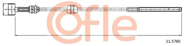 Трос ручника COFLE 11.5760 (фото 1)