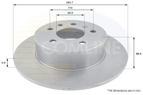 Comline - Диск гальмівний COMLINE ADC1122