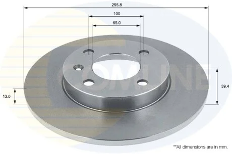 Comline - Диск гальмівний COMLINE ADC1403