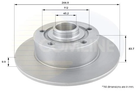 Comline - Диск гальмівний COMLINE ADC1419