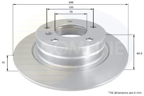 Comline - Диск гальмівний з покриттям COMLINE ADC1730