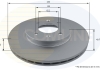 - Диск гальмівний вентильований з покриттям COMLINE ADC2849V (фото 1)
