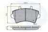 Comline - Гальмівні колодки до дисків COMLINE CBP01035 (фото 1)
