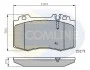 Comline - Гальмівні колодки до дисків COMLINE CBP01117 (фото 1)