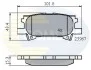 Comline - Гальмівні колодки до дисків COMLINE CBP01279 (фото 1)