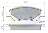 - Гальмівні колодки до дисків COMLINE CBP01552 (фото 1)