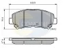 Comline - Гальмівні колодки до дисків COMLINE CBP01577 (фото 1)