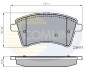- Гальмівні колодки до дисків COMLINE CBP01707 (фото 1)