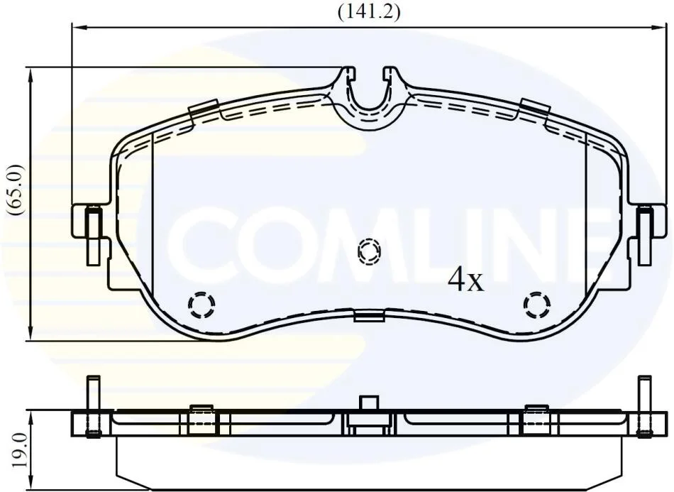 Comline - Гальмівні колодки до дисків COMLINE CBP02387 (фото 1)