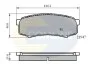 Comline - Гальмівні колодки до дисків COMLINE CBP0404 (фото 1)