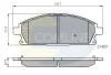 Comline - Гальмівні колодки до дисків COMLINE CBP0591 (фото 1)