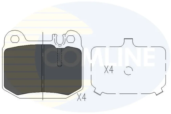 Comline - Гальмівні колодки до дисків COMLINE CBP06025 (фото 1)