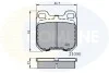 Comline - Гальмівні колодки до дисків COMLINE CBP0741 (фото 1)
