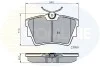 Comline - Гальмівні колодки до дисків COMLINE CBP0874 (фото 1)