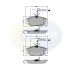 Comline - Гальмівні колодки до дисків COMLINE CBP11001 (фото 1)