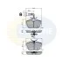 Comline - Гальмівні колодки до дисків COMLINE CBP11151 (фото 1)