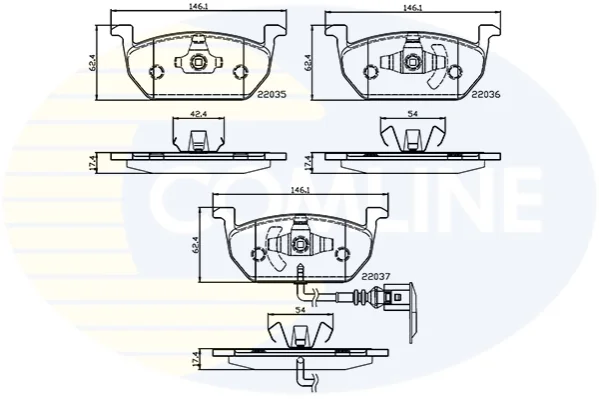 Comline - Гальмівні колодки до дисків COMLINE CBP12224 (фото 1)