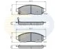 Comline - Гальмівні колодки до дисків COMLINE CBP31520 (фото 1)
