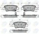 Comline - Гальмівні колодки до дисків COMLINE CBP32023 (фото 1)