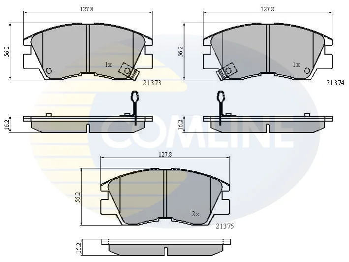Comline - Гальмівні колодки до дисків COMLINE CBP3295 (фото 1)
