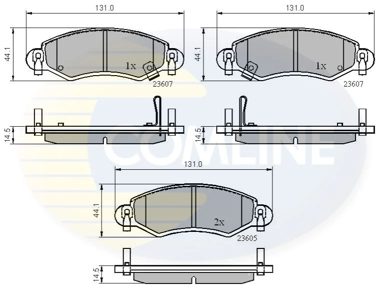 Comline - Гальмівні колодки до дисків COMLINE CBP3893 (фото 1)