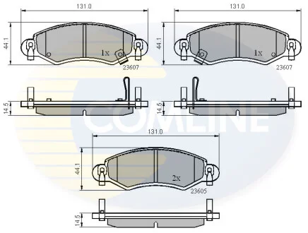 Comline - Гальмівні колодки до дисків COMLINE CBP3893