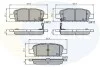 Comline - Гальмівні колодки до дисків COMLINE CBP3912 (фото 1)