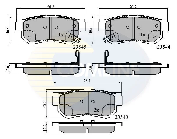 Comline - Гальмівні колодки до дисків COMLINE CBP3935 (фото 1)