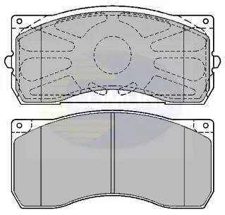 Comline - Гальмівні колодки до дисків COMLINE CBP9075K