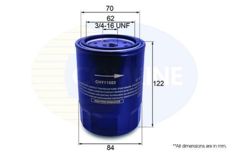 Фільтр оливи (аналог WL7426) COMLINE CHY11002