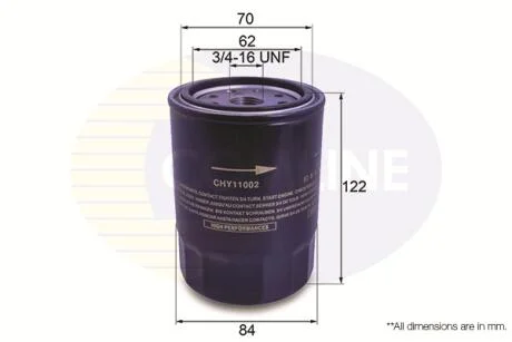Comline Фільтр оливи (аналог WL7426) COMLINE CHY11002
