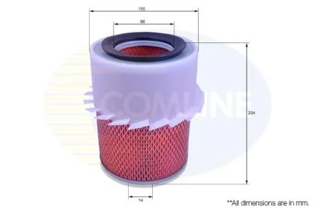 Comline Фільтр повітря (аналог WA6579) COMLINE CMB12399