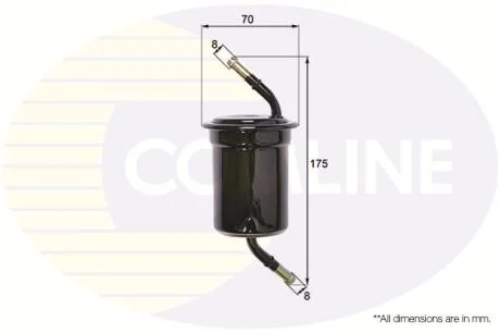 Comline Фільтр палива (аналог WF8080) COMLINE CMZ13006