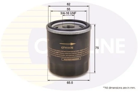 Comline - Фільтр оливи (аналогWL7131/OC534) COMLINE CTY11170