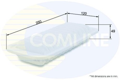 Фільтр повітря (аналог WA6665) COMLINE CTY12035