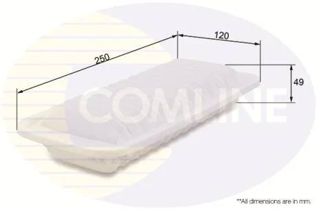 Comline Фільтр повітря (аналог WA6665) COMLINE CTY12035